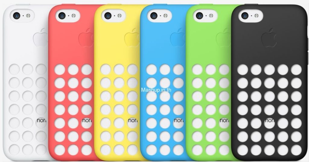 สีทั้งหมดของเคสแท้ iPhone 5C