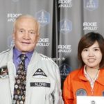 มิ้ง พิรดา เตชะวิจิตร์ และ Buzz Aldrin นักบินอวกาศในตำนาน ผู้เหยียบดวงจันทร์เป็นคนที่ 2